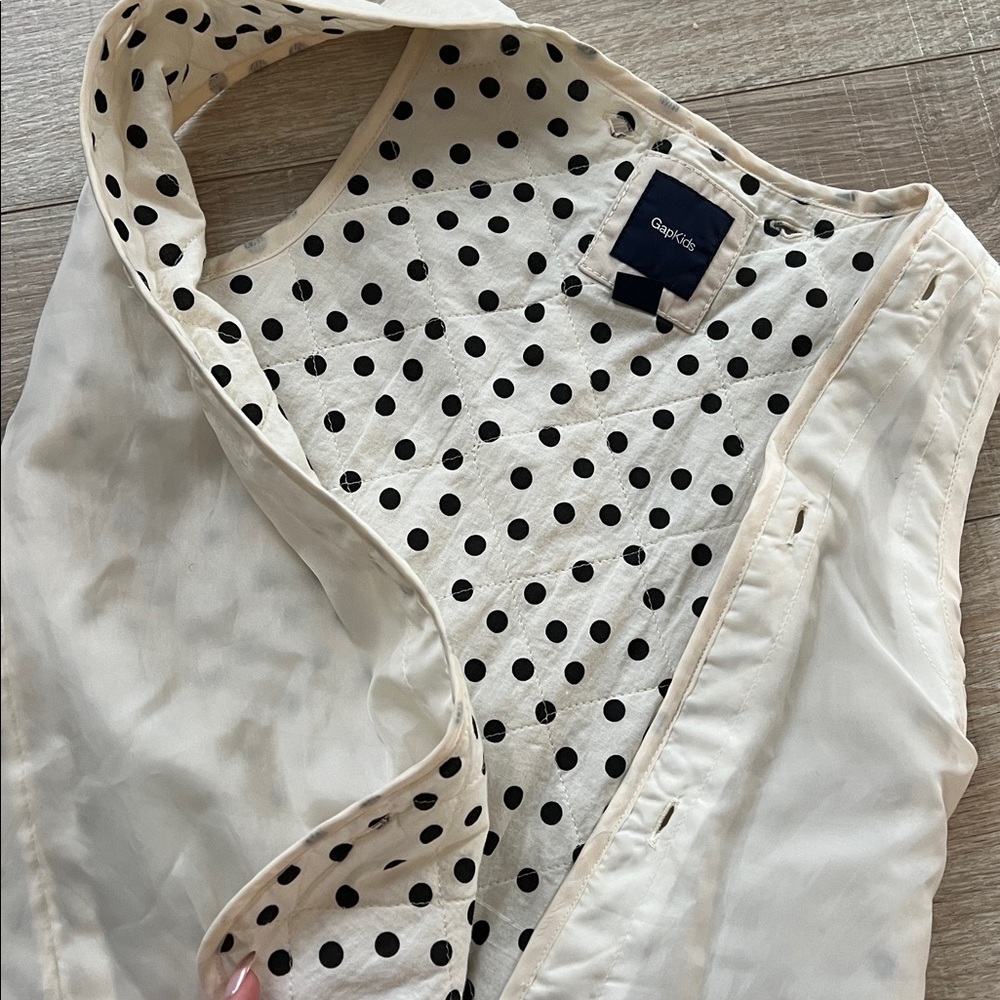 GAP Off-White Button-Up Jacket - Picture 7 of 8